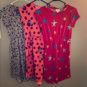 Dresses set of 5- 3 have never been worn